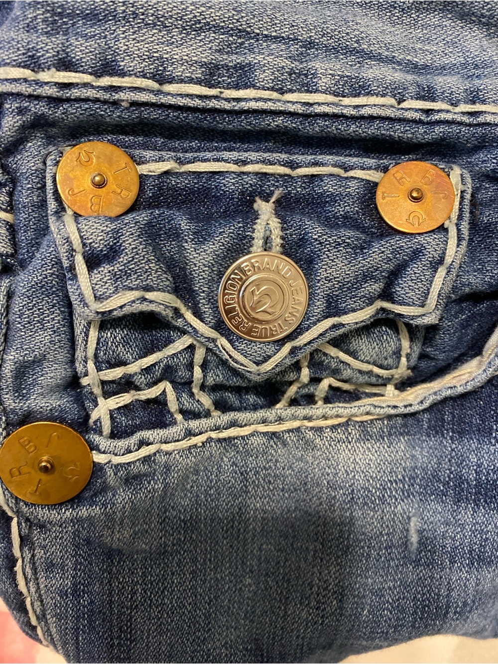 Vintage True Religion Ricky Super T Jeans - Size 30 (Made in USA) - Picture 6 of 15